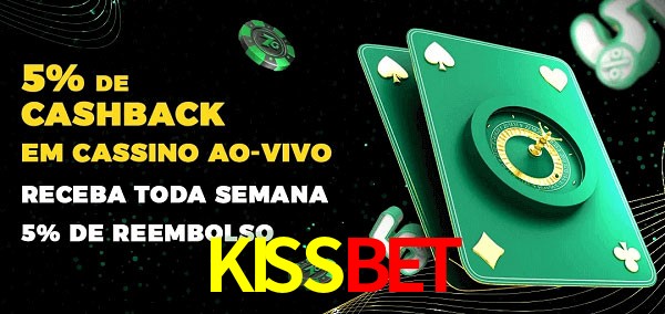 Promoções do cassino ao Vivo KISSBET